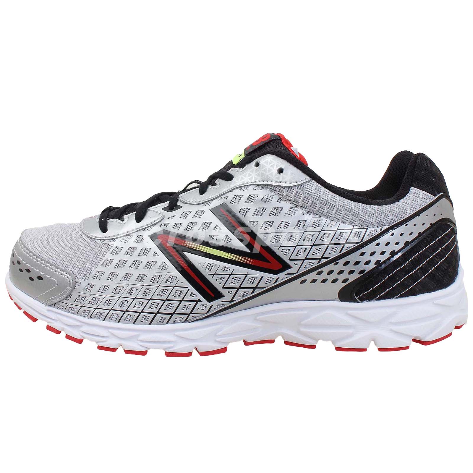 New Balance M590SR3 4E Extra Wide Grey Red Mens Cushion Running Shoes